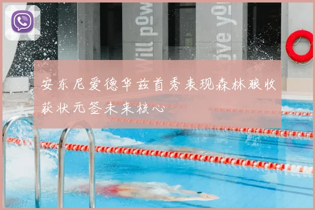 安东尼爱德华兹首秀表现森林狼收获状元签未来核心