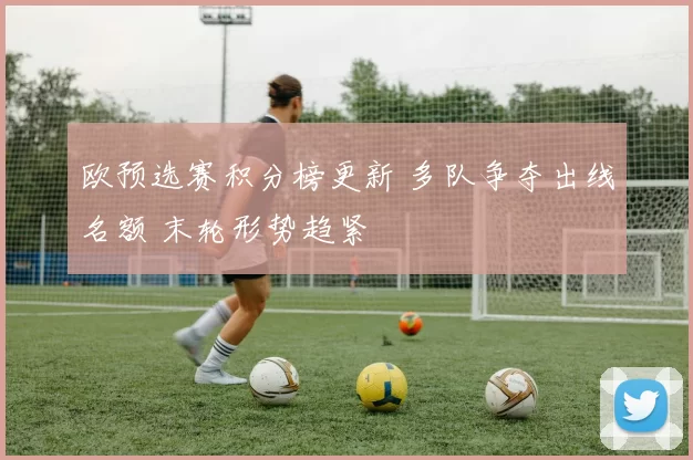 欧预选赛积分榜更新 多队争夺出线名额 末轮形势趋紧